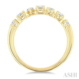 5/8 Ctw Mixed Cut Diamond Fashion Band in 14K Yellow Gold