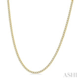 3 ctw Round Cut Diamond Tennis Necklace in 14K Yellow Gold