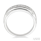 1/6 Ctw Round Diamond Men's Ring in 14K White Gold