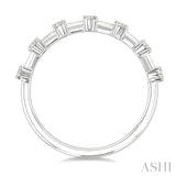 1/5 Ctw Round Cut Diamond Fashion Band in 14K White Gold