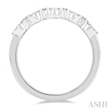1/2 Ctw 5-Stone Lovebright Round Cut Diamond Band in 14K White Gold