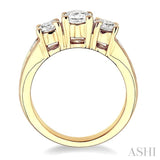 Past Present & Future Diamond Engagement Ring
