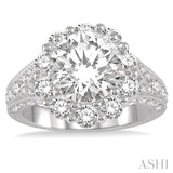 Semi-Mount Diamond Engagement Ring