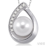 Pearl & Diamond Pendant