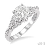 Lovebright Bridal Diamond Engagement Ring