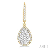 Pear Shape Lovebright Essential Diamond Earrings