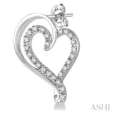 Heart Shape Diamond Earrings