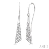 Diamond Chevron Fashion Earrings