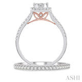 Pear Shape Lovebright Essential Diamond Wedding Set