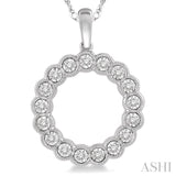 Diamond Circle Fashion Pendant