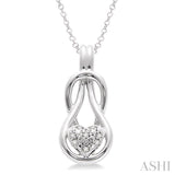 Silver Diamond Fashion Pendant