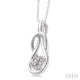 Silver Diamond Fashion Pendant