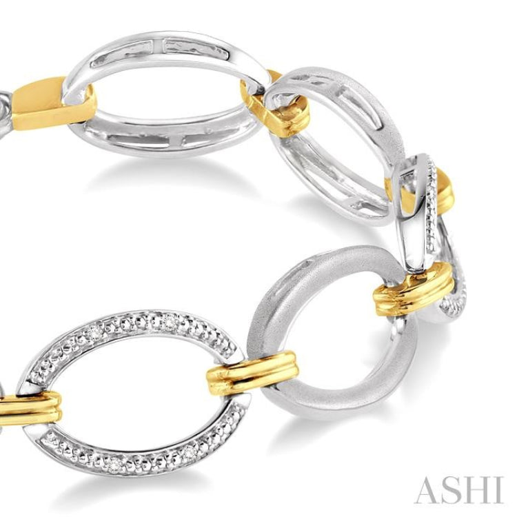Silver Diamond Fashion Bracelet