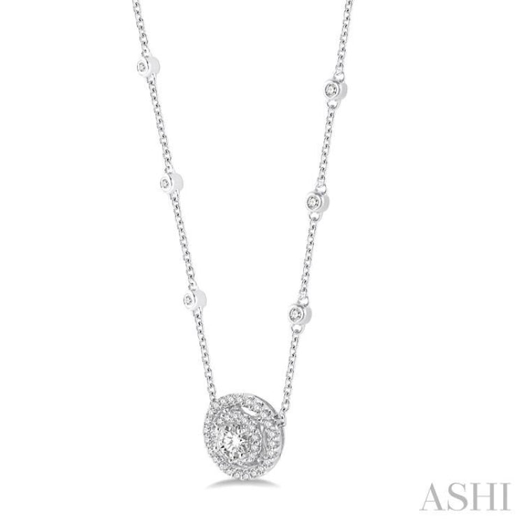Long Diamond Station Necklace – Murphy Jewelers