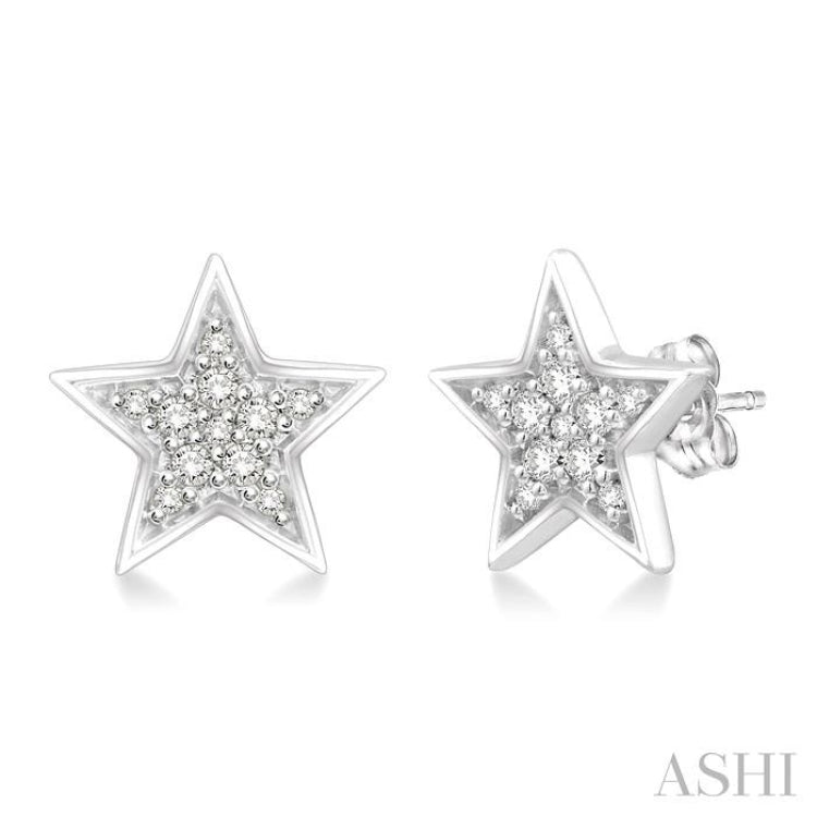 Star Diamond Earrings