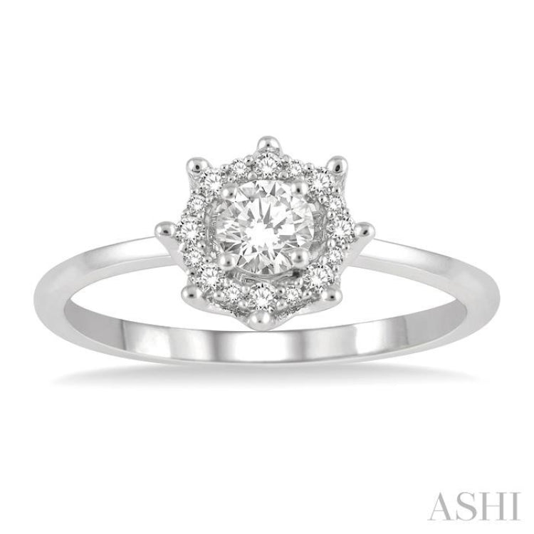 Light Weight Diamond Fashion Ring