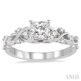 Semi-Mount Diamond Engagement Ring