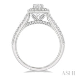 Oval Shape Semi-Mount Diamond Engagement Ring